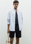 Regular Fit Oxford Shirt - Light Blue & White Striped