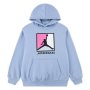 Jordan French Terry Baseline Baseline Pull Over Hoodie In Cobalt Bliss - Cobalt / XL