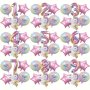 6-PIECE Unicorn Balloon Set For Birthday & Valentines Day - Princess Theme Number Shaped Foil Balloons Ideal For New Year & Teen Celebrations 14+ No Electricity Needed