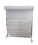 Smte Mordern Readymade Quality Roller Blind ? Textured White & Iywa Tieback 210 L X 220 W Cm With Keychain