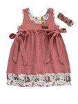 Unicorn Safari Muslin Border Dress Set