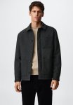 Corcega Pocketed Wool Blend Jacket - Dark Navy