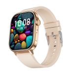 Gold QX17 Gps Smartwatch Bt Call Heart Rate Compass