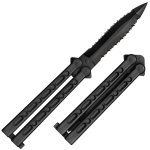 Large Fgx Black Balisong Butterfly Knife