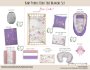 Cot Duvet Bedding Baby Purple Bird Tree Branche Set