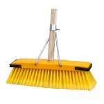 Supa Hybrid Flagged Bristles Broom Wooden Handle