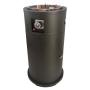 Alva Short Stand Firepit Gas Patio Heater With Lava Stones
