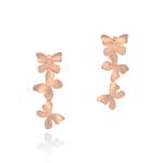 Flight Cascade Earrings Short - 18KT Rose Gold Vermeil