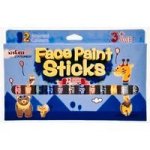 Kb Face Paint Sticks 12 Assorted Colours