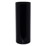 Black Cylinder Vase Base - M