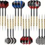 18PCS Professional Steel Tip Darts - Perfect For Dartboard Playing