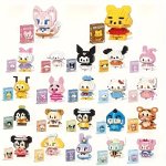 Hello Kitty & Friends Cartoon Animal Building Blocks Set Plastic Diy Interlocking Bricks Collectible Miniature Action Figures Ed