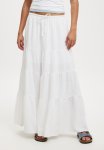 Cotton On Haven Tiered Maxi Skirt - White
