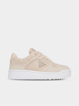 Guess Ladies Miram 9 Sneakers In Ivory - Ivory 7.5