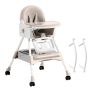 Baby Feeding High Chair With Braking Universal Wheel/rocking Chair/foldable