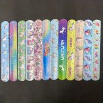 12PCS Rainbow Unicorn Slap Bracelets - Perfect For Party Favors Classroom Rewards & Birthday Gifts