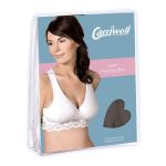 Lace Feeding Bra XL Black