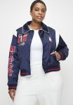 Cotton On Plus Lcn Miffy Varsity Bomber Jacket - Heritage Blue