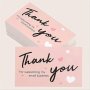 50pcs Elegant Thank You Cards For Small Businesses - Professional Design Perfect For Customer Appreciation & Online Shops