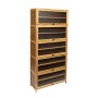 Bamboo-wood 10 Tier Shoes Rack