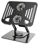 Laptop Stand With 2 Cooling Fan General Adjustable 360 Rotation