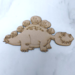 Wood Cute Stegosaurus