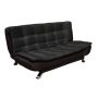 Classic Sleeper Couch Black Cloth