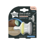 Breastlike Night Soother 0-6M 2PK