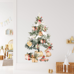 Christmas Tree Wall Sticker Rabbit & Gifts