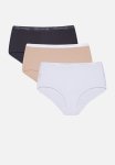 Jockey Plus 3 Pack Plain Full Briefs - Multi