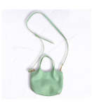 Genuine Leather MINI Shopper Bag - Mint Free
