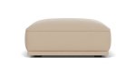 Leonora Footrest Form Cream Black Legs