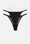 3-PACK Tanga Thong Briefs - Black & White