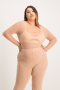 Zola Mesh Long Sleeve Bodysuit - Nude - XL