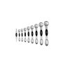 Castelware - Measuring Spoon Set Stackable Dual Sided For Liquid And Dry Ingredients Set Of 8 With Leveler