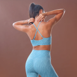 Ladies Core Strappy Bra - Delph Blue Larkspur X Large Female