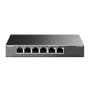 TP-link TL-SF1006P Network Switch Unmanaged Fast Ethernet 10/100 Power Over Poe Black 6-PORT 10/100MBPS Desktop Switch With 4-PORT Poe+