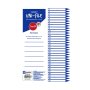 Marlin File Dividers / Indexes Polyprop: 1 To 31 - Pack Of 10