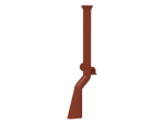 Parts Minifigure Weapon Gun Pirate Flintlock Musket 2561