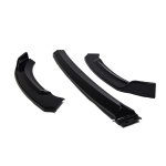 Vw Polo 8 Aw Front Bumper Lip Gloss Black 3PC Style Y 18-22