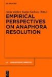 Empirical Perspectives On Anaphora Resolution Hardcover