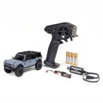 1 30 SCX30 Ford Bronco 4X4 Rtr Brushed Rock Crawler Battery & Charger Included Grey