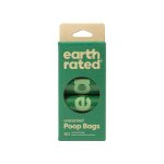 Earth Rated 60 Poop Bags On 4 Refill Rolls - Unscented