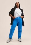 Plus Jeans Mom - Bright Blue