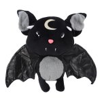 Bat Plush Toy Halloween Christmas Party Soft Cute Cartoon Animal Toy Black