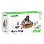 Pretend Play Wooden Pirate Ship