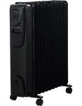 Alva 11 Fins 2500W Oil-filled Electric Heater Glossy Black 12 Month Warranty