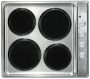 Hisense 60CM Black Hob Side Knobs Control 4 X Hot Plates 6 Heat OPTIONS-H60STES