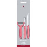 Swiss Victorinox Classic Trend Colours Paring Knife & Y-peeler Set Set Of 3 Light Red