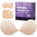 Invisible Strapless Sticky Bra Push Up For Women Ultra Adhesive Bra For Backless Dress Cleavage Bra Lift Novelty Bras A Cup Ligh